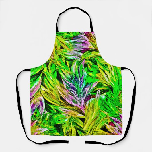 Dynamik der Pflanze Schlaganfall Design Schürze (Vorderseite)