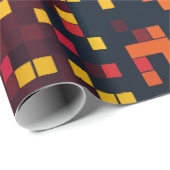 Dynamik der Pixelexplosion Geschenkpapier (Rolleneckpunkt)