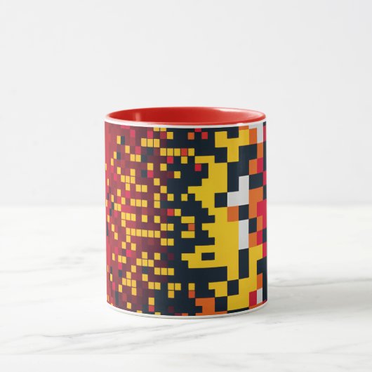 Dynamik der Pixelexplosion Tasse (Zentrum)
