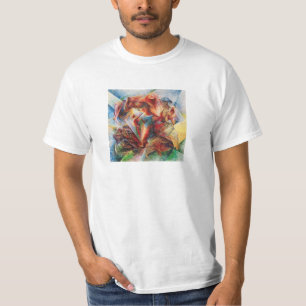 Dynamik eines Fußballspielers durch Umberto Bocci T-Shirt