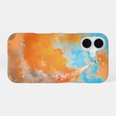 Dynamik-Raketenstuffer_iPhone-Gehäuse iPhone 16 Hülle (Rückseite (Horizontal))