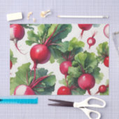 Dynamisch Radish Wasserfarbe mit fetten Schlaganfä Seidenpapier (Handwerk)