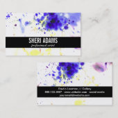 Dynamisch | Spatter II Visitenkarte (Vorne/Hinten)