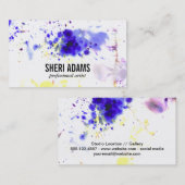 Dynamisch | Spatter II Visitenkarte (Vorne/Hinten)