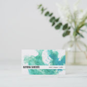 Dynamisch | Spatter IV Visitenkarte (Stehend Vorderseite)