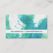 Dynamisch | Spatter IV Visitenkarte (Rückseite)