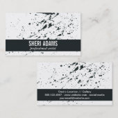 Dynamisch | Spatter Visitenkarte (Vorne/Hinten)