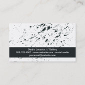Dynamisch | Spatter Visitenkarte (Rückseite)