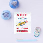 Dynamische Abstimmung für den Klassenvorsitzenden: Flyer (Einzeln)