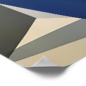 Dynamische abstrakte Architektur Poster (Ecke)