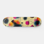 Dynamische Abstrakte Formen mit geometrischen Must Skateboard (Horizontal)