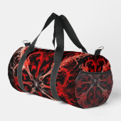 Dynamische abstrakte Sporttasche Weekender Duffle Bag (Rechte Ecke)