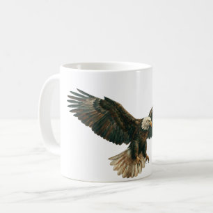 Dynamische Adlerherde – Freedom and Power Tassen. Kaffeetasse