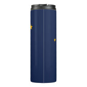 Dynamische Alaska-Staatsflagge Grafik auf einer Thermosbecher (Rückseite)