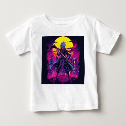 dynamische Animation Baby T-shirt (Vorderseite)
