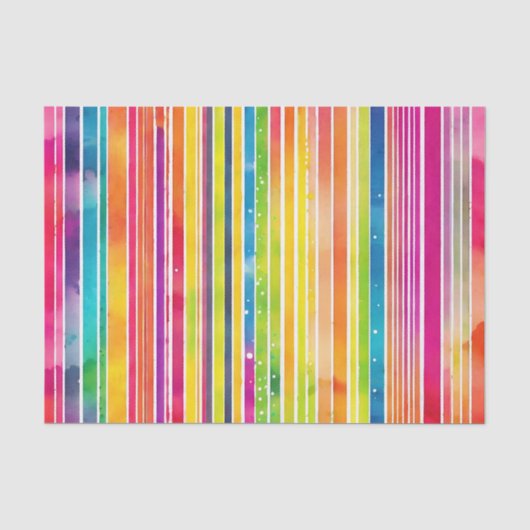 Dynamische Aquarellstreifen Seidenpapier (Vorderseite)