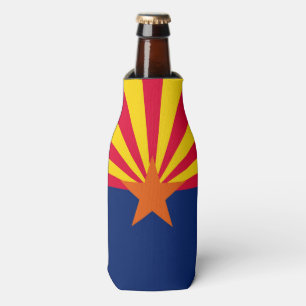 Dynamische Arizona-Staats-Flaggen-Grafik auf a Flaschenkühler