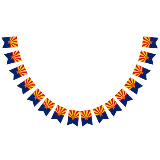 Dynamische Arizona-Staats-Flaggen-Grafik auf a Wimpelkette (Alle)