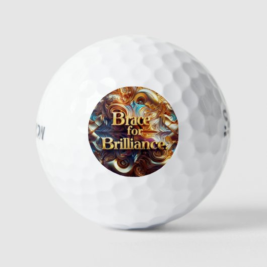"Dynamische Ausdrücke" Golfball (Vorderseite)