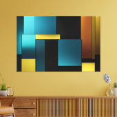 Dynamische Balance gesteckte Leinwand (Insitu (Wohnzimmer))