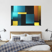 Dynamische Balance gesteckte Leinwand (Insitu (Schlafzimmer))