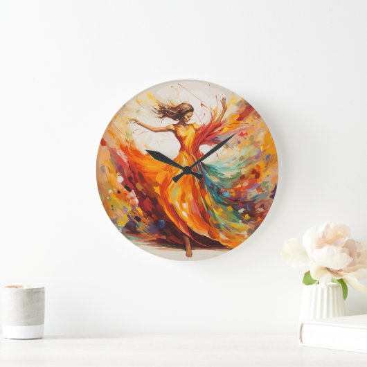 Dynamische Bewegung Große Wanduhr (Zuhause)