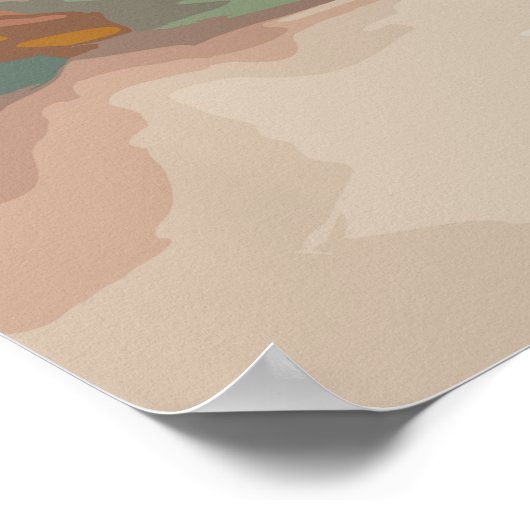 Dynamische Bewegung Poster (Ecke)