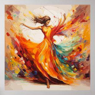 Dynamische Bewegung Poster