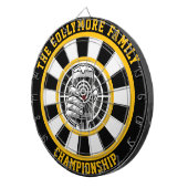 Dynamische Bier-Zielkunst Dartscheibe (Vorderseite rechts)