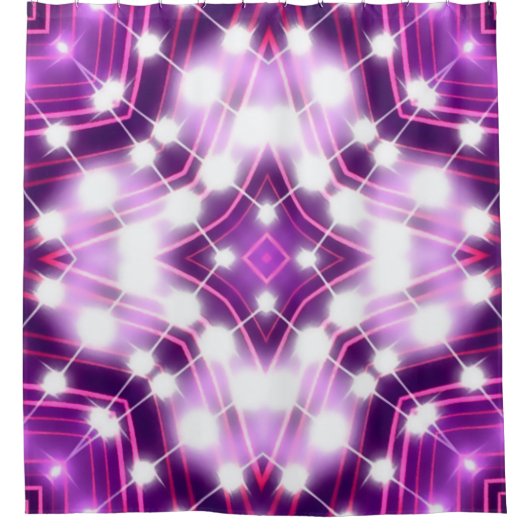 Dynamische Bodenbeleuchtung Duschvorhang (Vorderseite)