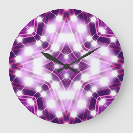 Dynamische Bodenbeleuchtung Große Wanduhr (Vorderseite)