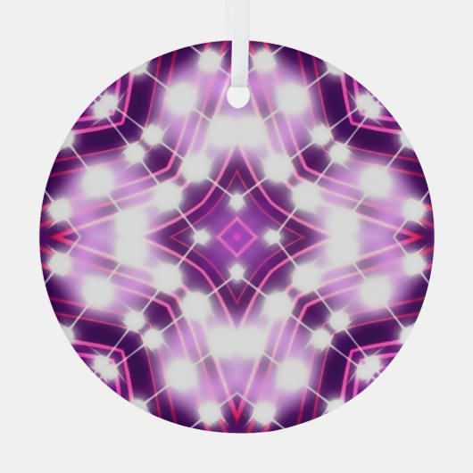 Dynamische Bodenbeleuchtung Ornament Aus Glas (Rückseite)