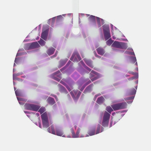Dynamische Bodenbeleuchtung Ornament Aus Glas