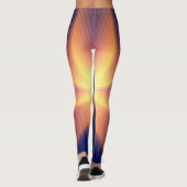 Dynamische Drucke Leggings (Rückseite)