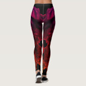 Dynamische Drucke Leggings (Rückseite)