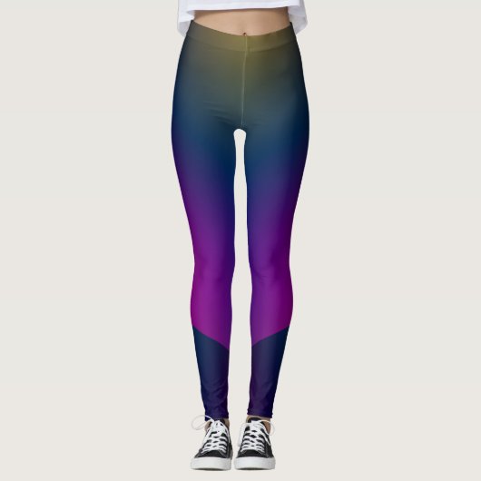 Dynamische Drucke Leggings (Vorderseite)