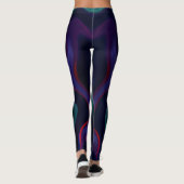 Dynamische Drucke Leggings (Rückseite)