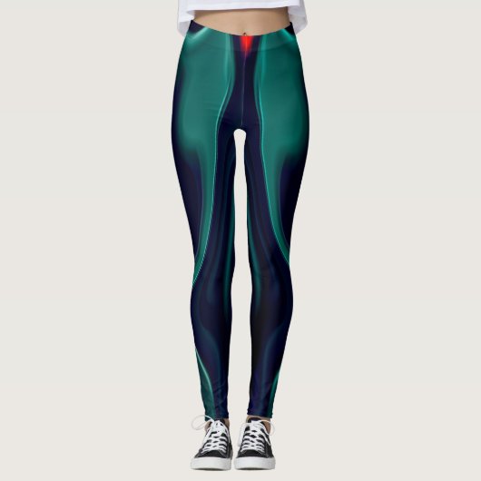 Dynamische Drucke Leggings (Vorderseite)
