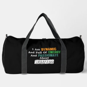 Dynamische Energie Leidenschaftlich Bei Dem Was Ic Duffle Bag