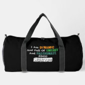 Dynamische Energie Leidenschaftlich Bei Dem Was Ic Duffle Bag (Rückseite)