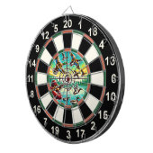 Dynamische Enten in der Fluggestaltung Dartscheibe (Vorderseite rechts)