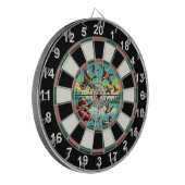 Dynamische Enten in der Fluggestaltung Dartscheibe (Vorderseite Links)