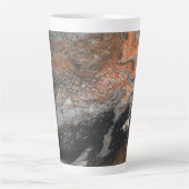 Dynamische Erdtöne und Wirbel Milchtasse (Vorderseite)