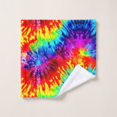 DYNAMISCHE FARBE MODERNE KRAWATTE DYNAM BADHANDTUCH SET (Waschlappen)