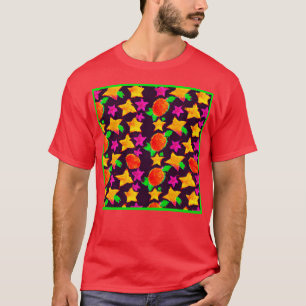 Dynamische Farben Muster Kunst T-Shirt