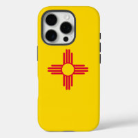 Dynamische Flag-Grafik des Staates New Mexiko auf