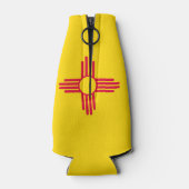 Dynamische Flag-Grafik des Staates New Mexiko auf Flaschenkühler (Rückseite)