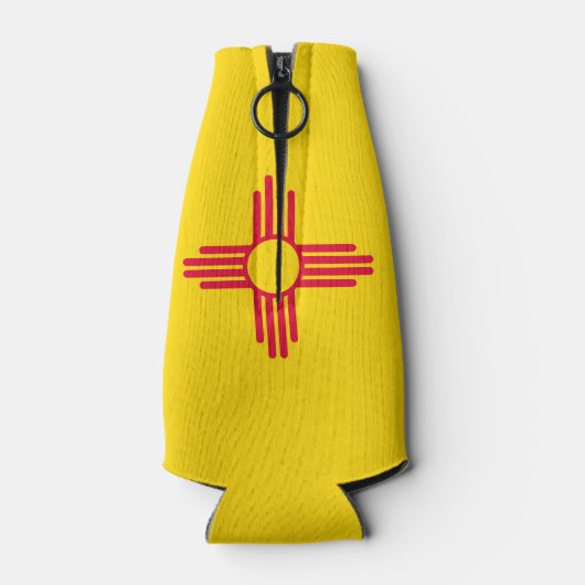 Dynamische Flag-Grafik des Staates New Mexiko auf  Flaschenkühler (Rückseite)