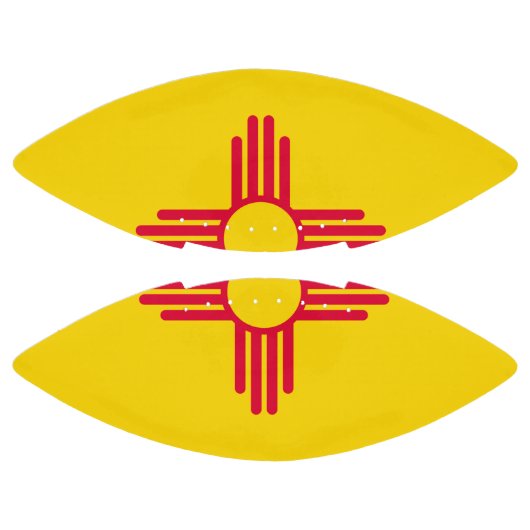 Dynamische Flag-Grafik des Staates New Mexiko auf Football (Paneele)