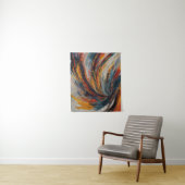 Dynamische Flammenkunst Abstrakter Expressionismus Wandteppich (Beispiel)